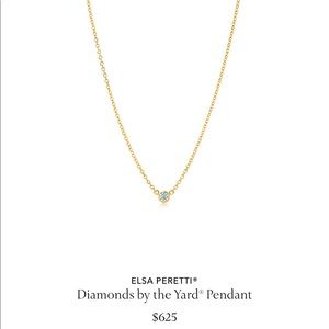 Tiffany and Co. Elsa Peretti Diamond Pendant